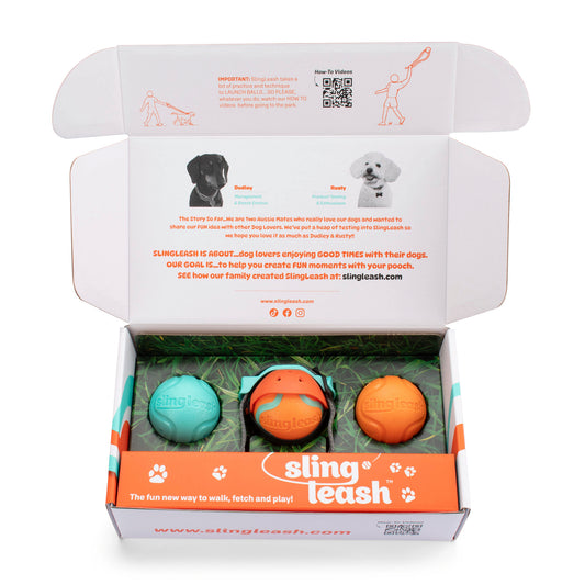 The Sling Leash, The Ultimate Dog Leash, Ball Thrower in One
The Sling Leash The Ultimate Dog Leash and Ball Thrower in One chuck it